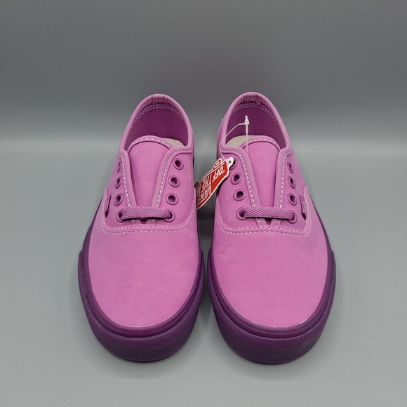 New Vans Authentic Violet Translucent Purple Gum Sole Pink with White Stitching - Picture 5 of 10
